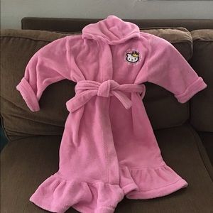 Princess pink bathrobe